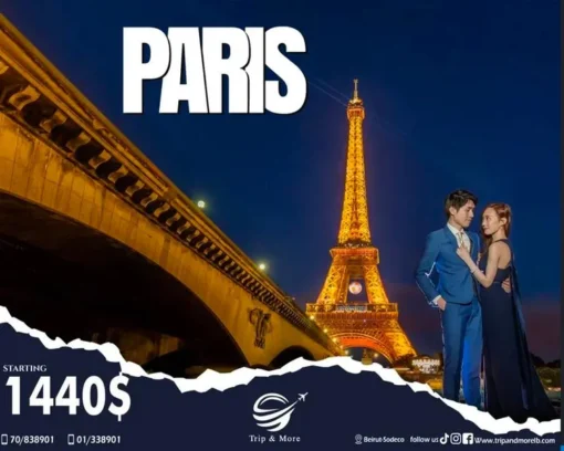 paris package1440$ the city makes you feel alive with every step."