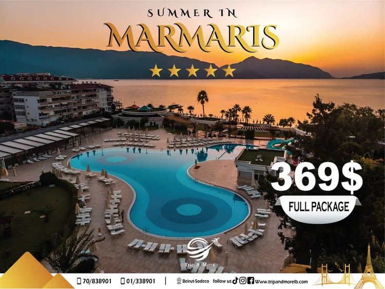 Escape to Marmaris for ONLY 369$ travel agency in lebanon