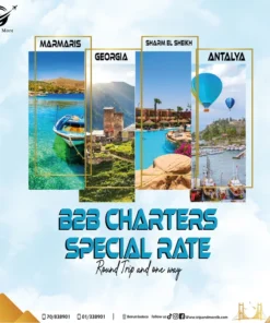 ✈️ Dreaming of your next getaway? 🌍 We’ve got **B2B Charter Flights** at **Special Rates** – both **Round Trip & One Way**! 😍