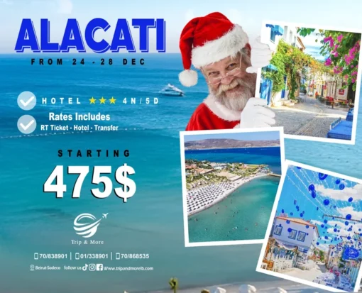 Swap snowflakes for sunshine this December Book your holiday escape now with Trip & More! travel agency in lebanon