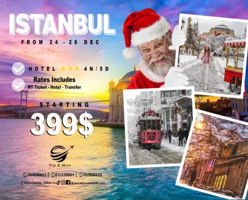 Winter Wonderland in Istanbul Celebrate the holidays in magical Istanbul travel agency in lebanon
