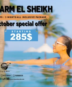 OCTOBER SPECIAL OFFER* – SHARM EL SHEIKH Limited seats – Book now! TRAVEL AGENCY IN LEBANON