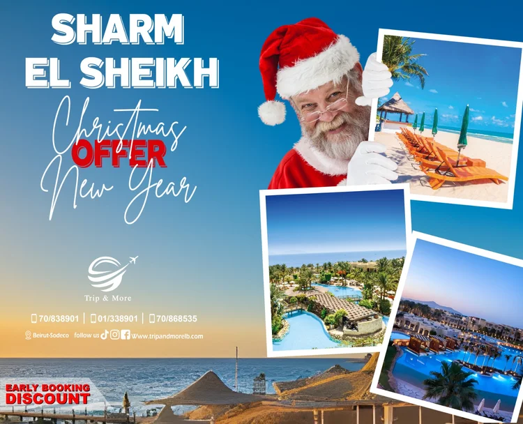 Swap snow for sand with our Sharm El Sheikh holiday packages! TRAVEL AGENCY IN LEBANON